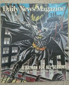 BATMAN NEW YORK DAILY NEWS MAGAZINE JUNE 4, 1989 MINT CONDITION. FREE SHIPPING. - Picture 1 of 5