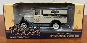 ERTL Coors Adult Collectible Metal Bank 1927 Graham Delivery Truck Malted CV JD - Picture 1 of 8