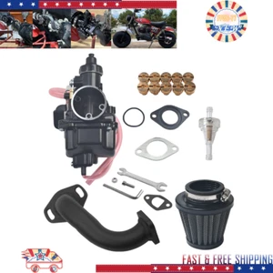 VM22 Inverted Manifold Carburetor Kit For Predator 212 Ghost 224cc KT196 Go kart - Picture 1 of 13