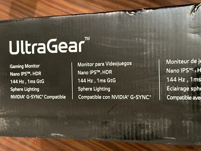 LG UltraGear 27GN950-B 27" Ultra HD IPS LED Gaming Monitor - Black - Image 1 of 3