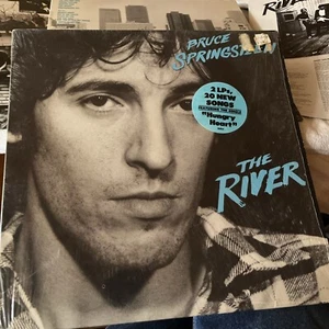 Bruce Springsteen The River Vinyl, Still In Shrink Wrap w/Hype Sticker EX/EX - Picture 1 of 8