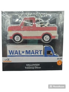 Neu im Karton Celebrate! Holz Halloween Tischdeko Walmart Truck & alter Pick Up Truck - Bild 1 von 11
