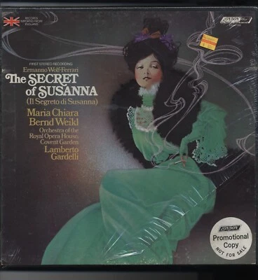 SEALED THE SECRET OF SUSANNA Chiara Weikl Gardelli Vinyl Record Box Set PROMO LP - Image 1 of 4