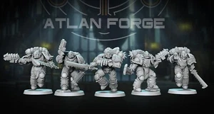 Wai Toa Kaiwawao Agressive Mediators 32mm sci-fi fantasy for tabletop games grim - Picture 1 of 16