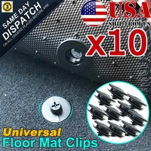 30PC/10SET Car Auto Floor Mat Carpet Antiskid Fastener Clips Stay Retainer Screw - Picture 1 of 6
