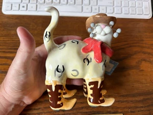 ADORABLE AMY LACOMBE TEX THE CAT FIGURINE WITH FREE SHIPPING - Picture 1 of 8