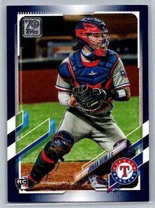 2021 Topps #628 Jonah Heim royal blue rc - Picture 1 of 2