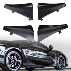 CARBON FLASH LOOK Splash Guards Mud Flaps For Corvette C8 2020-2024 OEM 84263453 - Picture 1 of 22