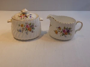 Vintage Minton Marlow Muster Milchkännchen und Zuckerdose - Bild 1 von 5