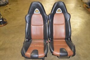 2004-2005-2006-2007-2008 JDM MAZDA RX8 FRONT  SEATS WITH RAILS JDM LEATHER