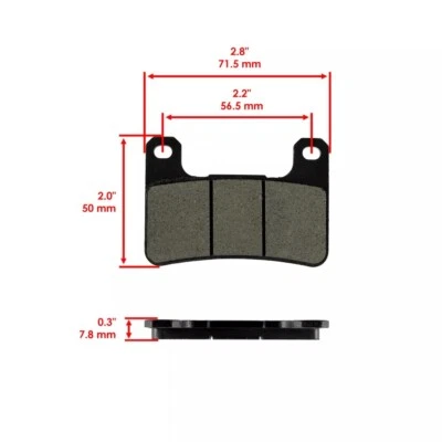Front Brake Pads for Suzuki GSX1300R GSX1300Rz Hayabusa 2008 2009 2010 2011 2012 - Image 1 of 4