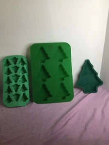 3D Christmas Tree Silicone Cake Chocolate Decorating Xmas Mold - Picture 1 of 3