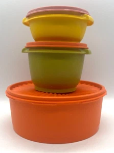 Lot of 3 Tupperware Containers w/ Lids.  Mixed Matched. - Picture 1 of 5