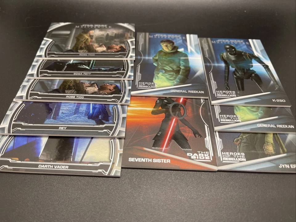 2019 Topps Star Wars Masterworks Lot Of 10 Rainbow Foil Parallel /299 - Image 1 of 1