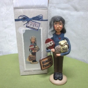 SANDY HARRISON statue Gifts by House of Lloyd in box 1995 Wednesday Bingo Woman - Picture 1 of 5