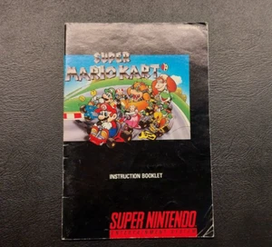 Solo manual sin juego incluido Super Nintendo SNES - Super Mario Kart - Imagen 1 de 2