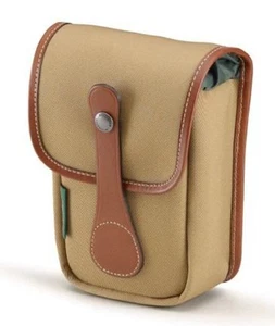 Billingham Avea 5 Compact End Pouch Pocket - Khaki Canvas / Tan Leather (UK) NEW - Picture 1 of 24