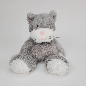 WARMIES 9 Zoll gemütliche graue Plüschkatze Junior - Bild 1 von 9