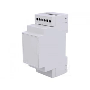 Custodia case 2 moduli guida DIN plastica PPO dimensioni 90 x 36 x 53mm grigio - Imagen 1 de 2