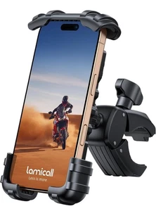 Lamicall BP 05 Motorcylce Bike Bicycle Phone Mount Black New In Box - Photo 1 sur 7