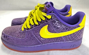 Nike Air Force 1 Premium Low Eddie Cruz lila/gelb Schuh 318775-571 Größe 9,5 - Bild 1 von 11