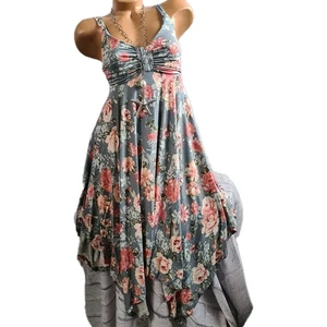 Body Flirt Kleid Ärmellos blau grau gemustert Damen Gr. 32 (9 011) Normalgröße - Bild 1 von 9