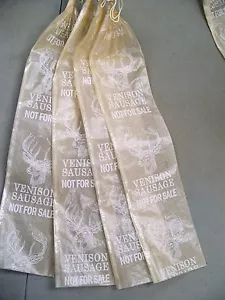 Fibrous casings ,Venison Print, 2 1/2 x 20 clear /100 for 300 lb sausage - Picture 1 of 1