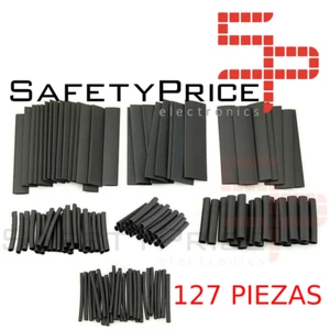 127Pcs Surtido Tubo Termoretractil Color negro Aislante cables 7 medidas REF352 - Imagen 1 de 5