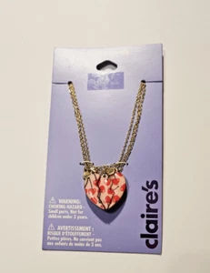 Claire's Necklace Set ~ Best Friends Pink Heart Hearts ~ Girl's Accessories - Picture 1 of 3