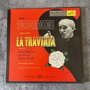 Toscanini LA TRAVIATA Verdi 2VINYL LP BOX SET 1946 Used Fully Tested - Picture 1 of 10