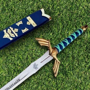 Handmade Stainless Steel The Legend of Zelda Sword Congratulations Gift for Men - Picture 1 of 4
