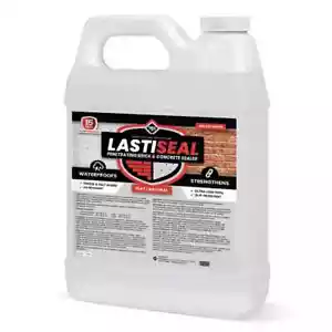 LastiSeal Brick & Concrete Sealer - Waterproofs & Strengths - 2.5 Gal - Flat - Picture 1 of 2