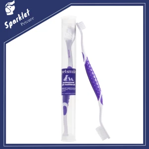 PETSMILE Professional Pet Toothbrush - Patented 45° Dual-Ended Brush Head 1 PC - Picture 1 of 4