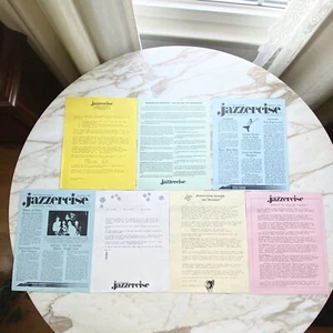Vintage 1989 JAZZERCISE Menge 7 Dokumente & Newsletter Fitnessübung 1980er Jahre - Bild 1 von 15