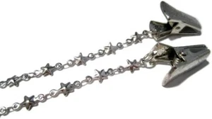 Stars Stainless Steel Chain Glasses Necklace, Stars Clip Eyeglass Holder Lanyard - Picture 1 of 3