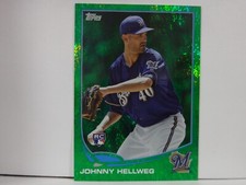 2013 Topps Update Emerald Foil John Hellweg Johnny Hellweg #US19 Rookie RC
