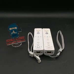 Nintendo Wii Telecomando Motion Plus Interno Bianco Lotto di 2 OEM Testato n7 - Foto 1 di 12