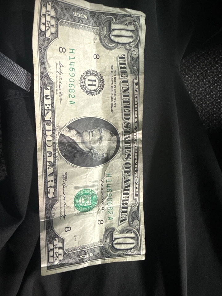 old ten dollar bill note - Image 1 of 4