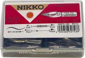 Nikko nib N-Sadichrome 100 pieces (10 pieces service) N357C-100:From Japan - Picture 1 of 8