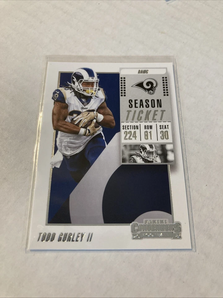 2018 Contenders Football Base #46 Todd Gurley II Rams - Image 1 of 1