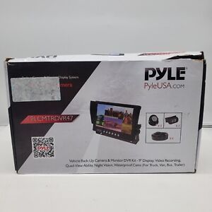 Pyle Vehicle Back-Up Camera & Monitor DVR Kit, 9’’ Display, Video Recording