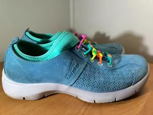 Tenis antideslizantes Dansko ELISE para mujer talla 39 gamuza azul - bonitas - Imagen 1 de 8