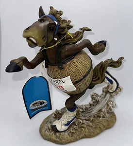 Montana Silversmiths Pasture Pals Elmer Barrel Racing Figurine 0104/7325 HTF Tag - Picture 1 of 17
