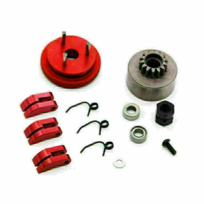 14T Gear Clutch Bell Flywheel Assembly Set D10201 For RC Car 1/8 HSP HPI Buggy - Image 1 of 4