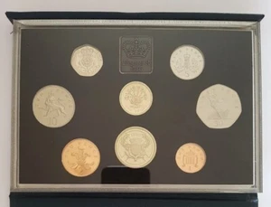 1986 The Royal Mint Reino Unido Reino Unido 8 monedas conjunto de prueba colección - Imagen 1 de 12