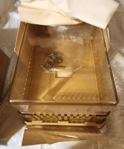 WHITE RODGERS EMERSON F29-0198 CLEAR PLASTIC THERMOSTAT GUARD MOUNTING PLATE/LO - Picture 1 of 4