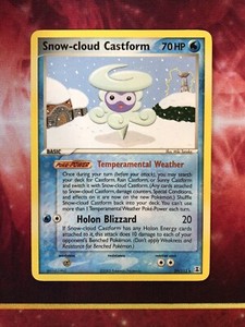 Pokemon Card Snow-cloud Castform Delta Species #29/113