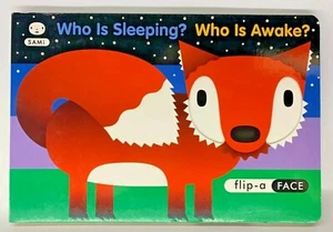 NEW Kids Board Book: Flip-a Face: Who is Sleeping? Who is Awake? by SAMi - Bild 1 von 4