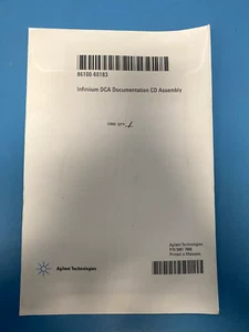 Agilent 86100-60183 Infiniium DCA Documentation CD Assembly - Picture 1 of 2