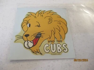 CHICAGO CUBS Vintage 1966?  Emans Corp DECAL - Picture 1 of 2
